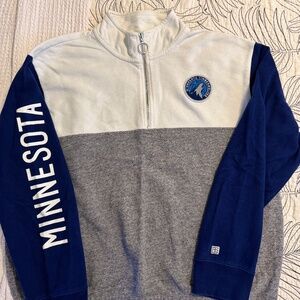 Timberwolves Half zip sweatshirt